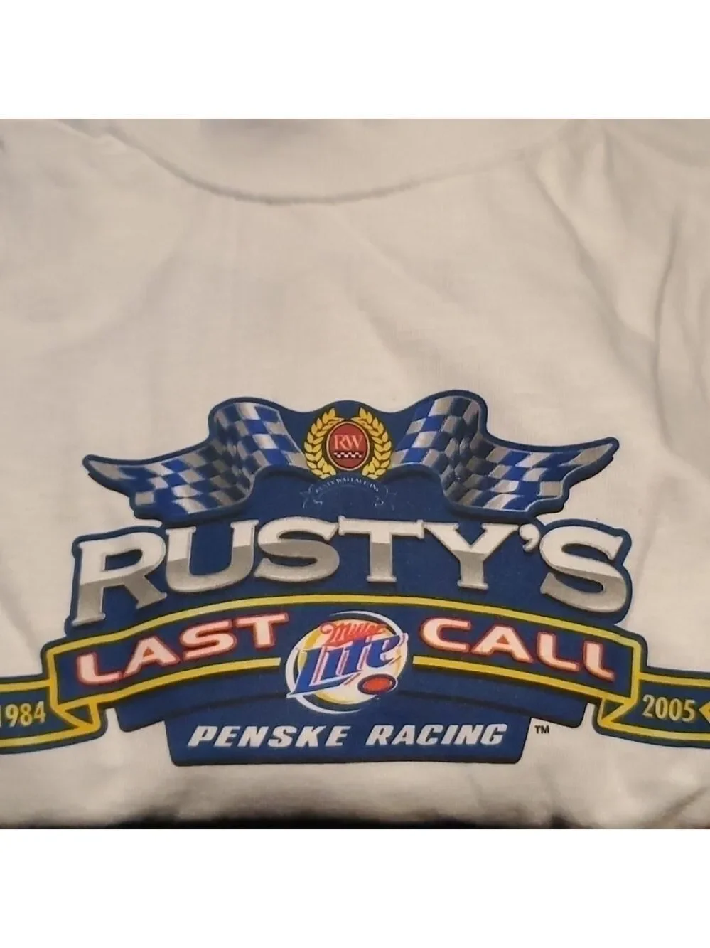 NASCAR Rusty Wallace #2 Last Call Fan Racing Duffle Gym Bag T-Shirt & Flag